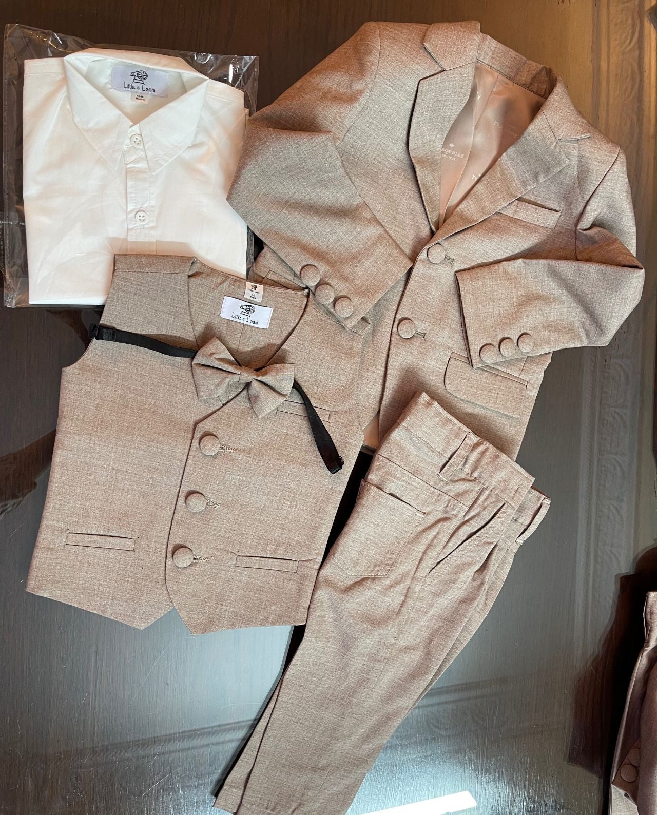 COMPLETE BROWN FORMAL OUTFIT (5 PC)