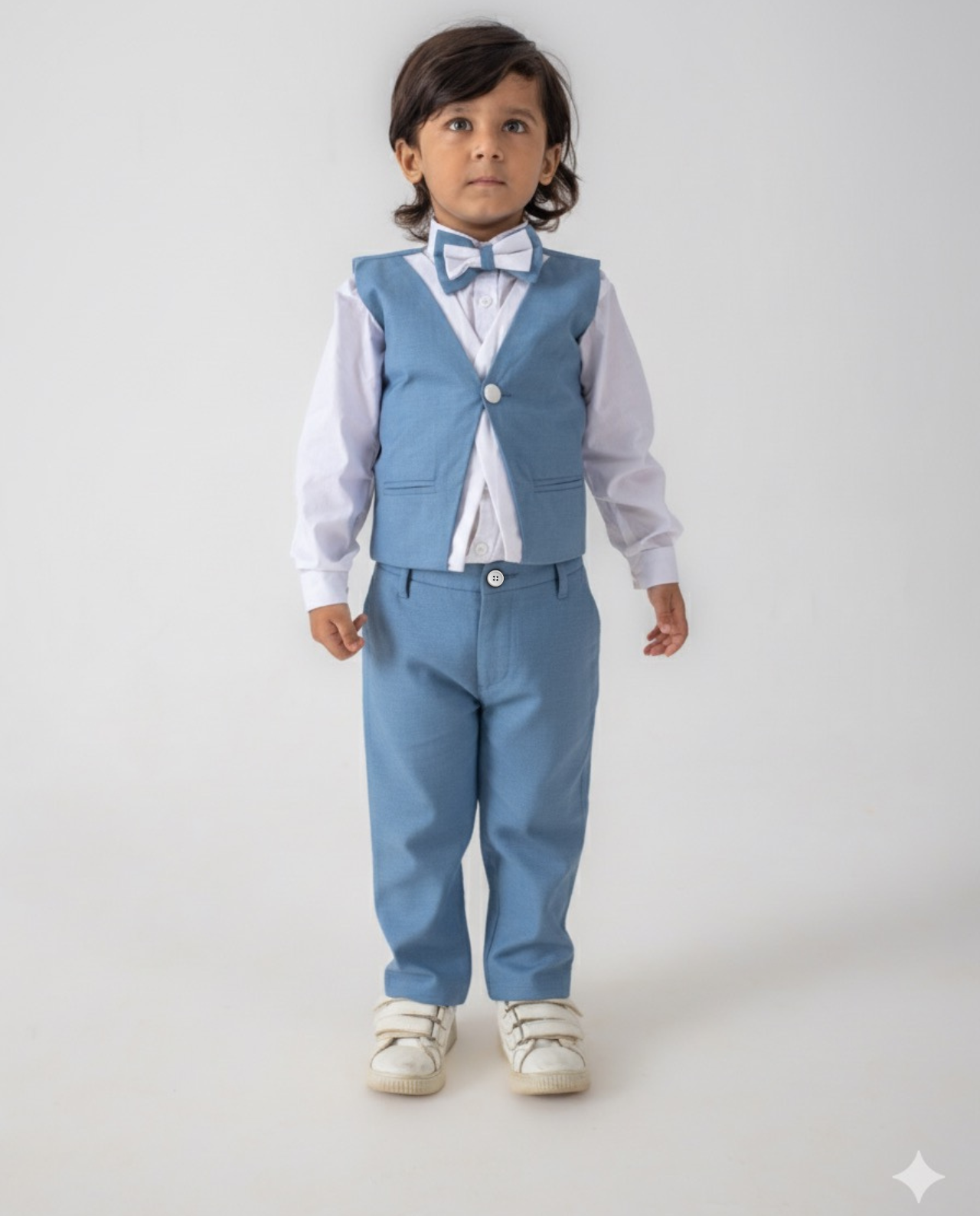 4 PIECE LIGHT BLUE OUTFIT