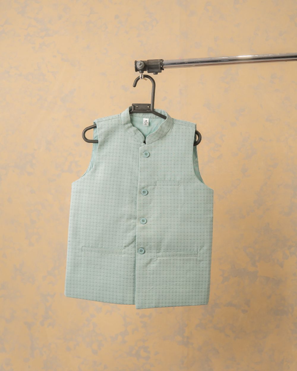 Mint Green Broshia Waistcoat