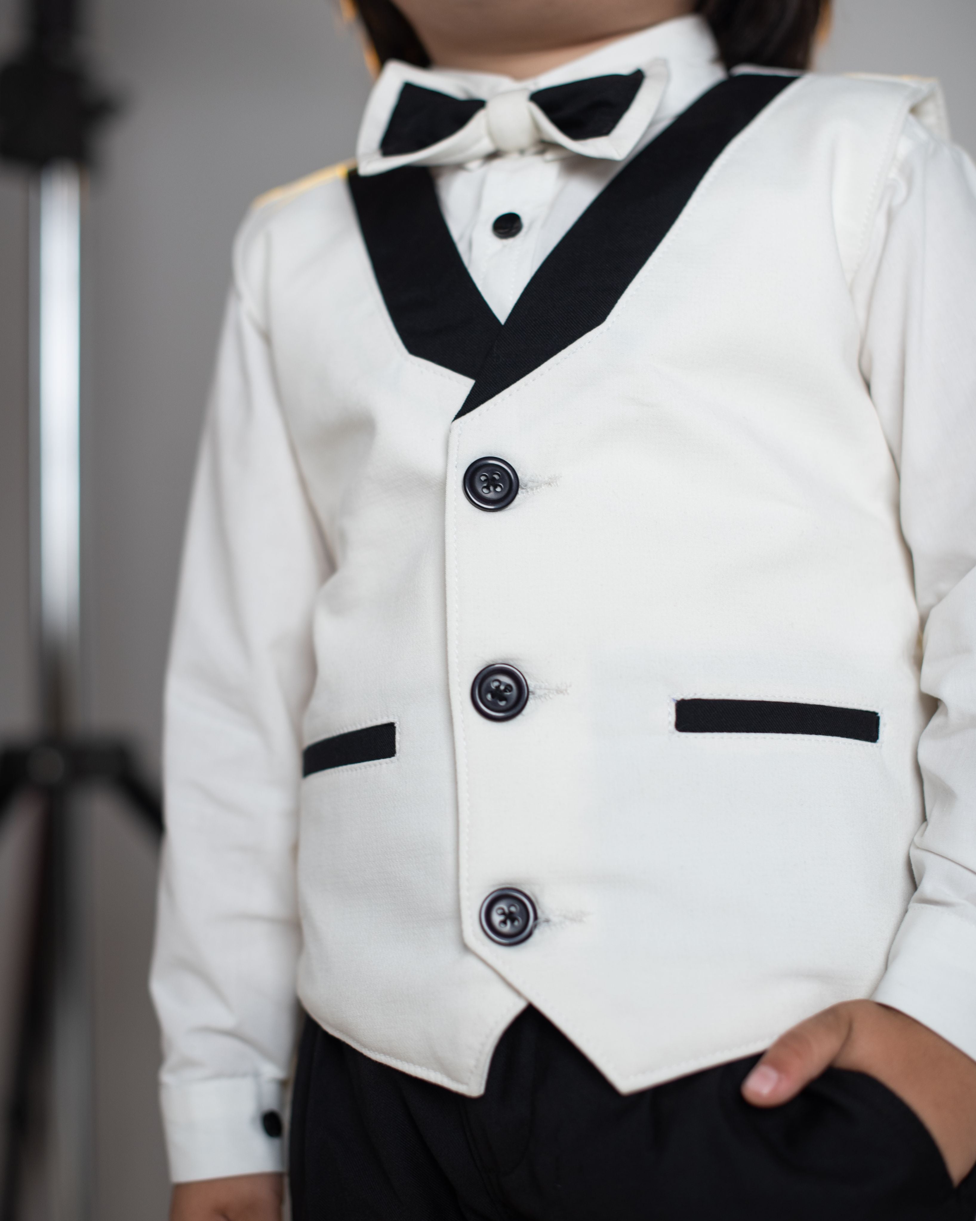 Boys Tuxedo Suit white