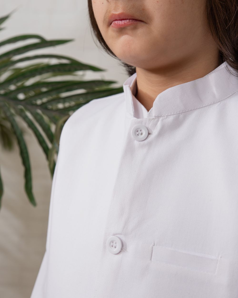 White Kurta, White Trouser and Plain White Waistcoat Set