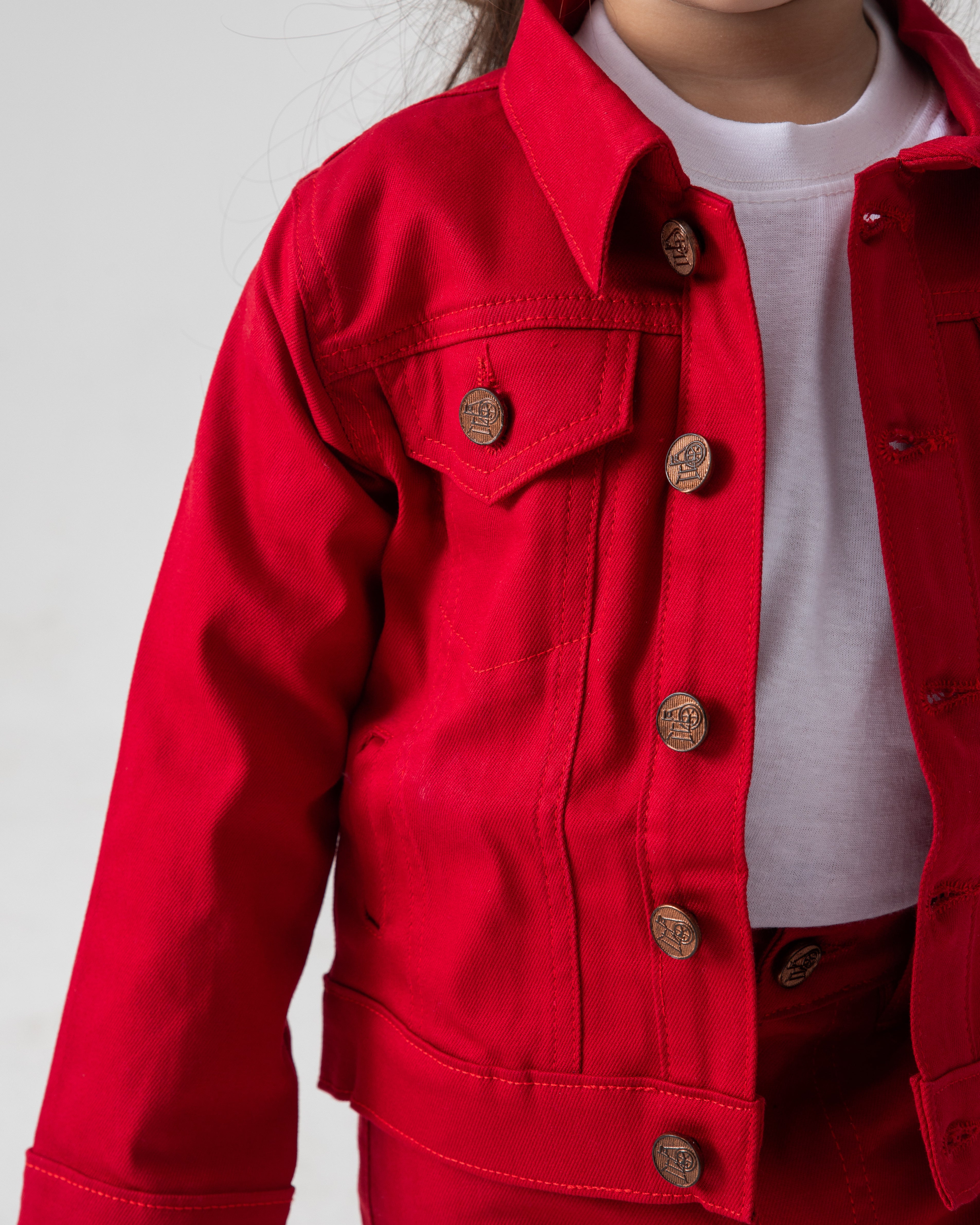RED JACKET & PANT SET