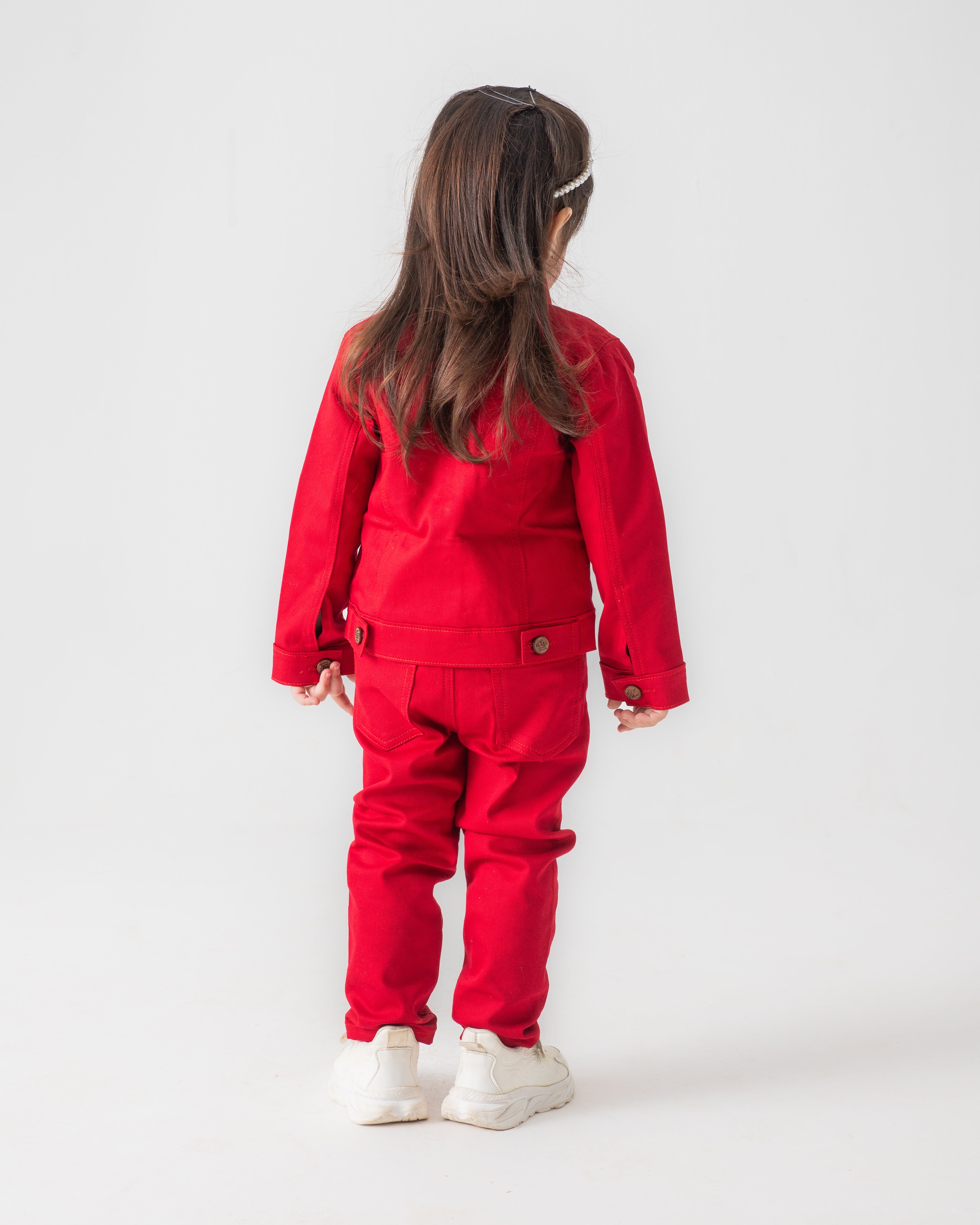 RED JACKET & PANT SET