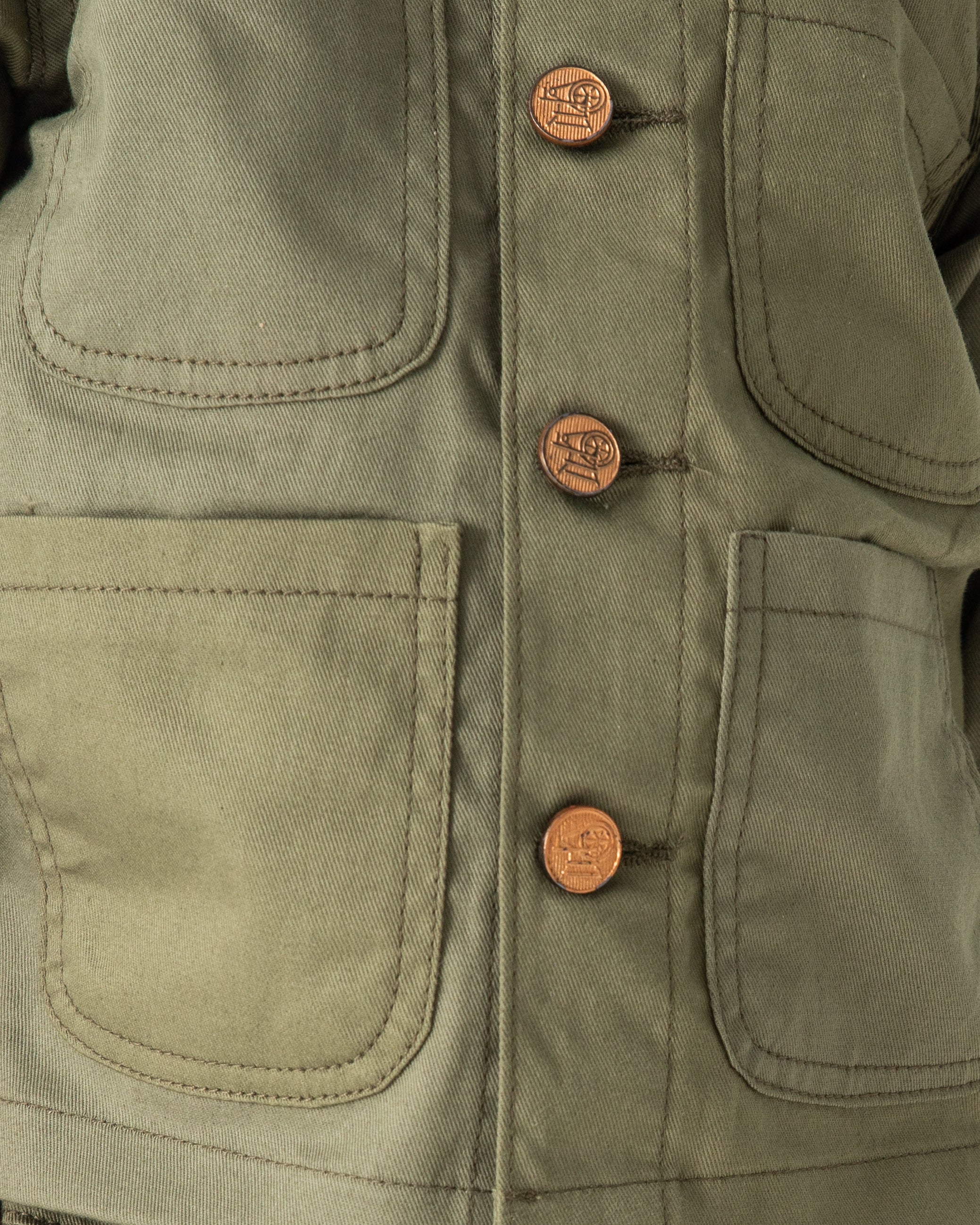 OLIVE GREEN COVERALL AND CARPENTER PANT SET