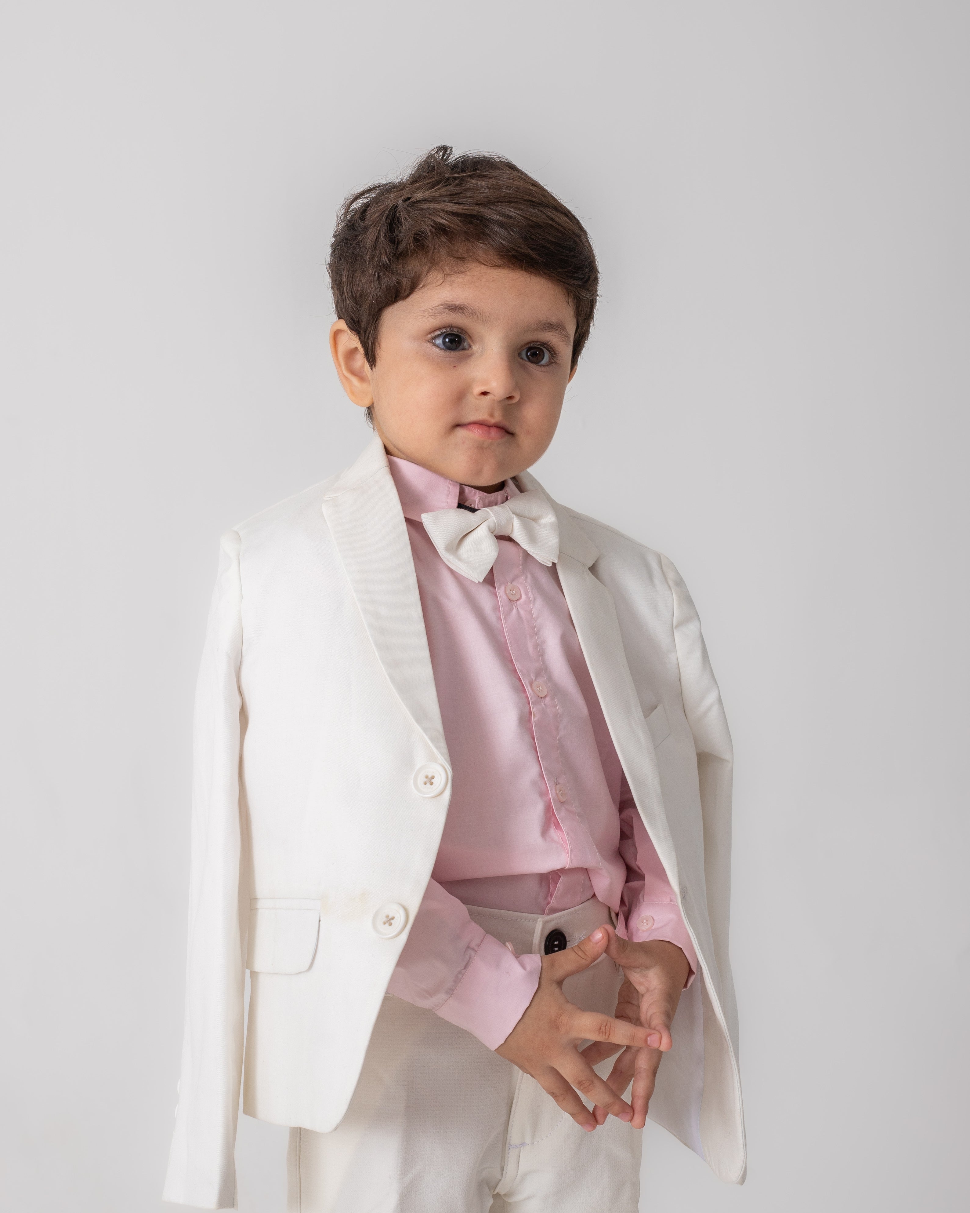 4 PC WHITE BLAZER OUTFIT