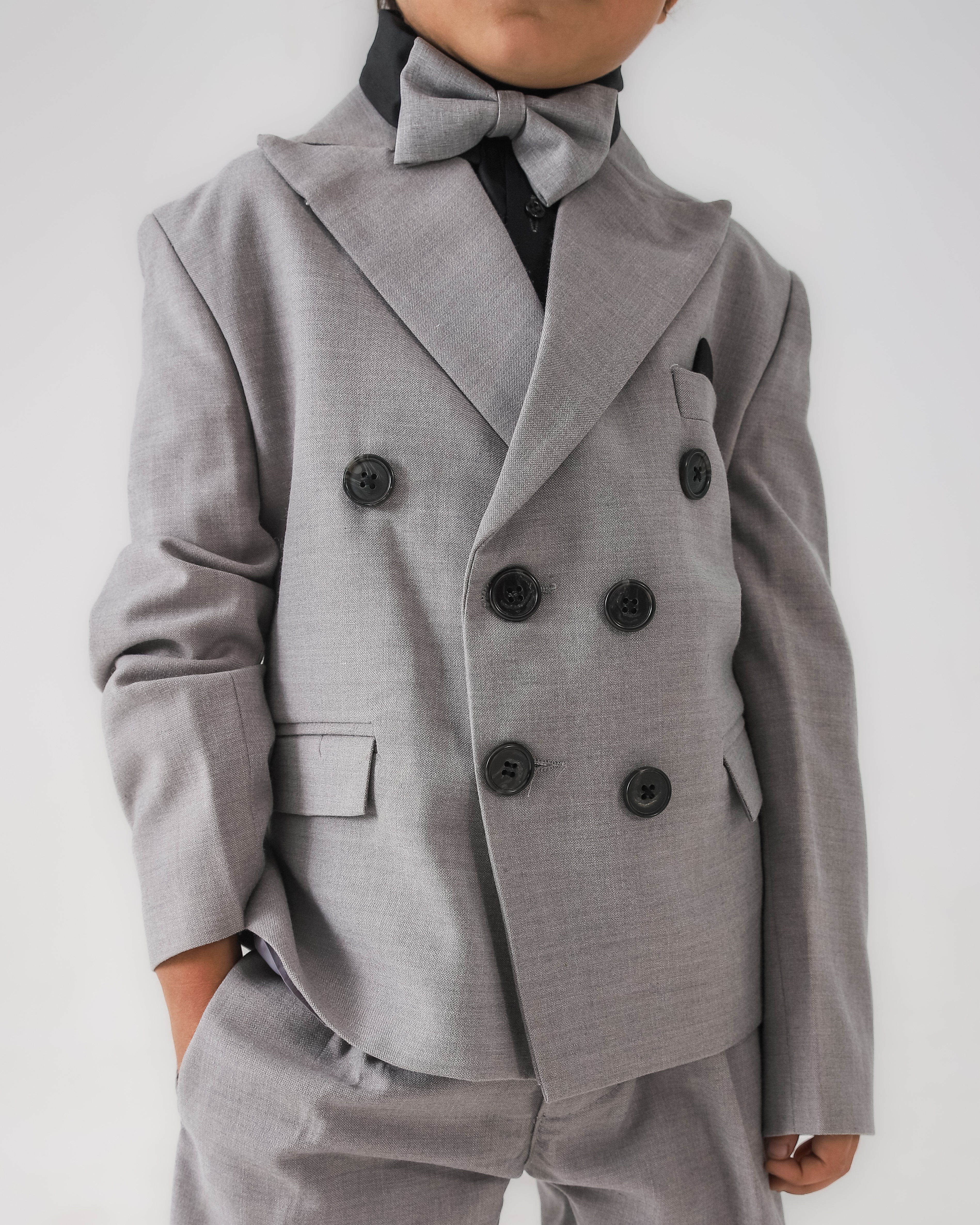 4 PC GREY BLAZER OUTFIT
