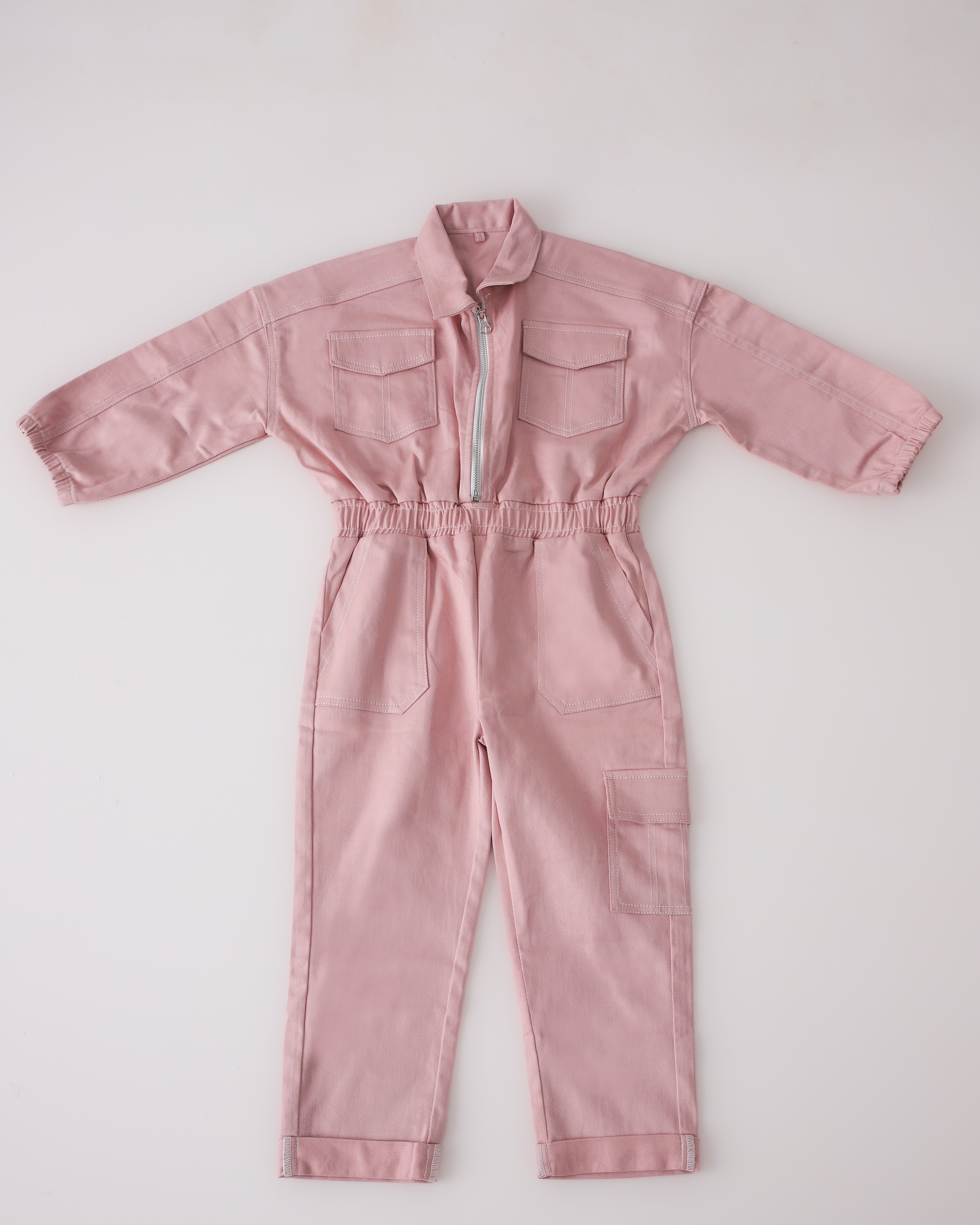 Girl's Pink Coverall