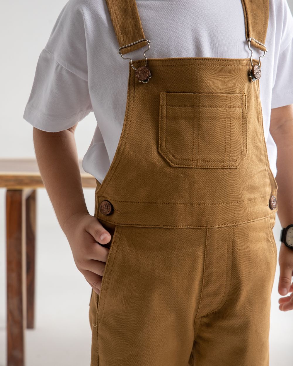 Brown Full Dungaree