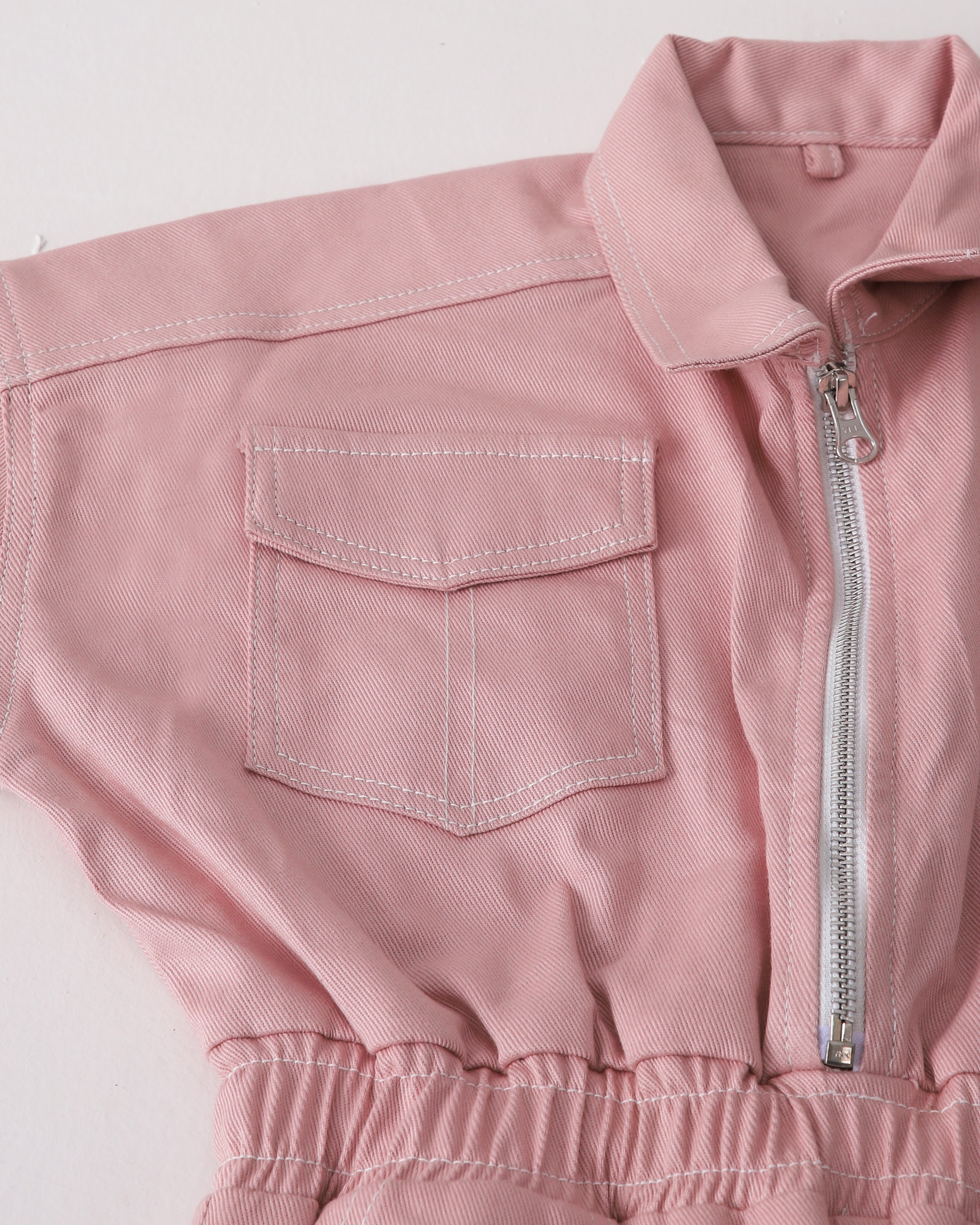 Girl's Pink Coverall