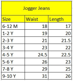 UNISEX DENIM JOGGER JEANS - WHITE