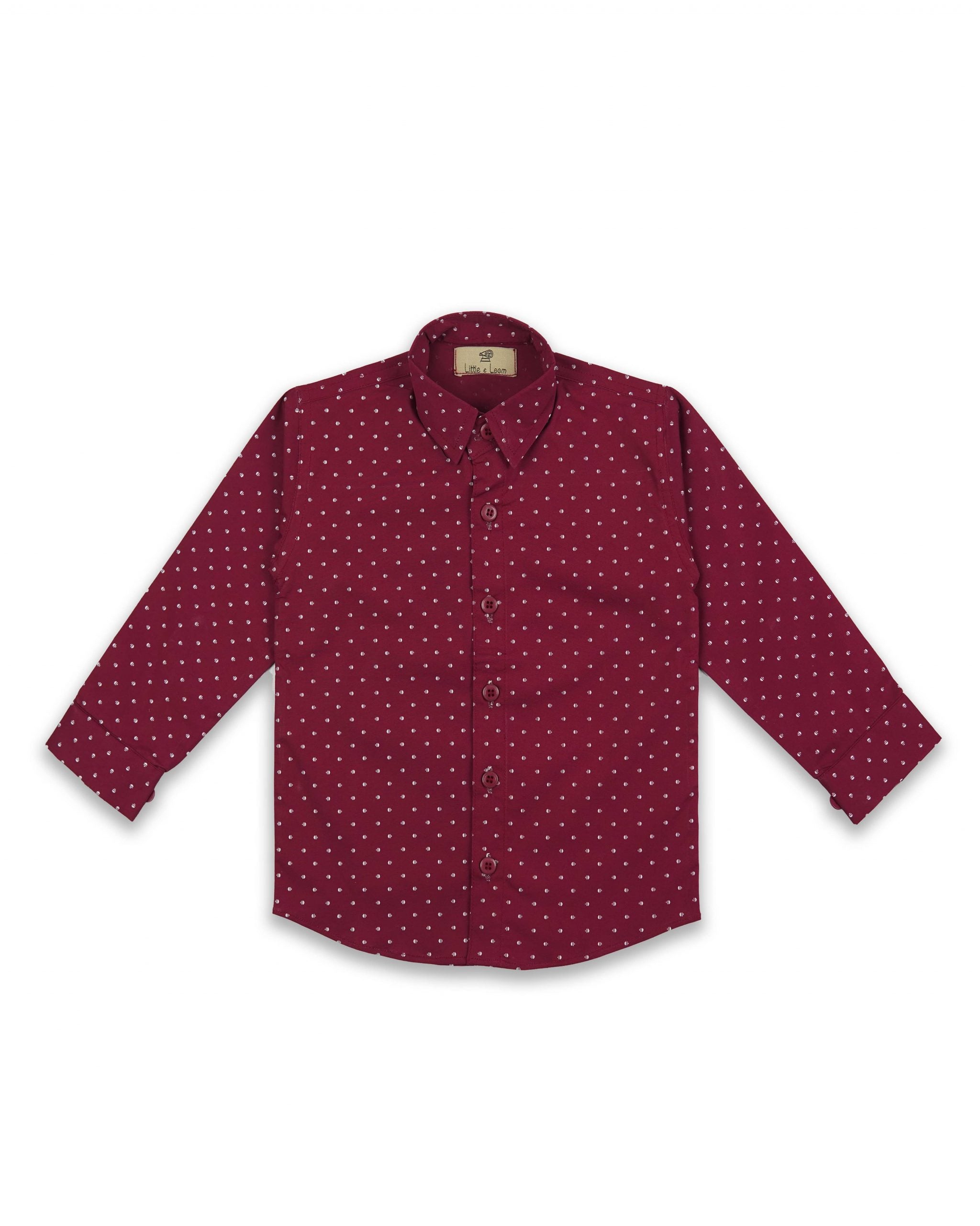 RED DOTTED SHIRT