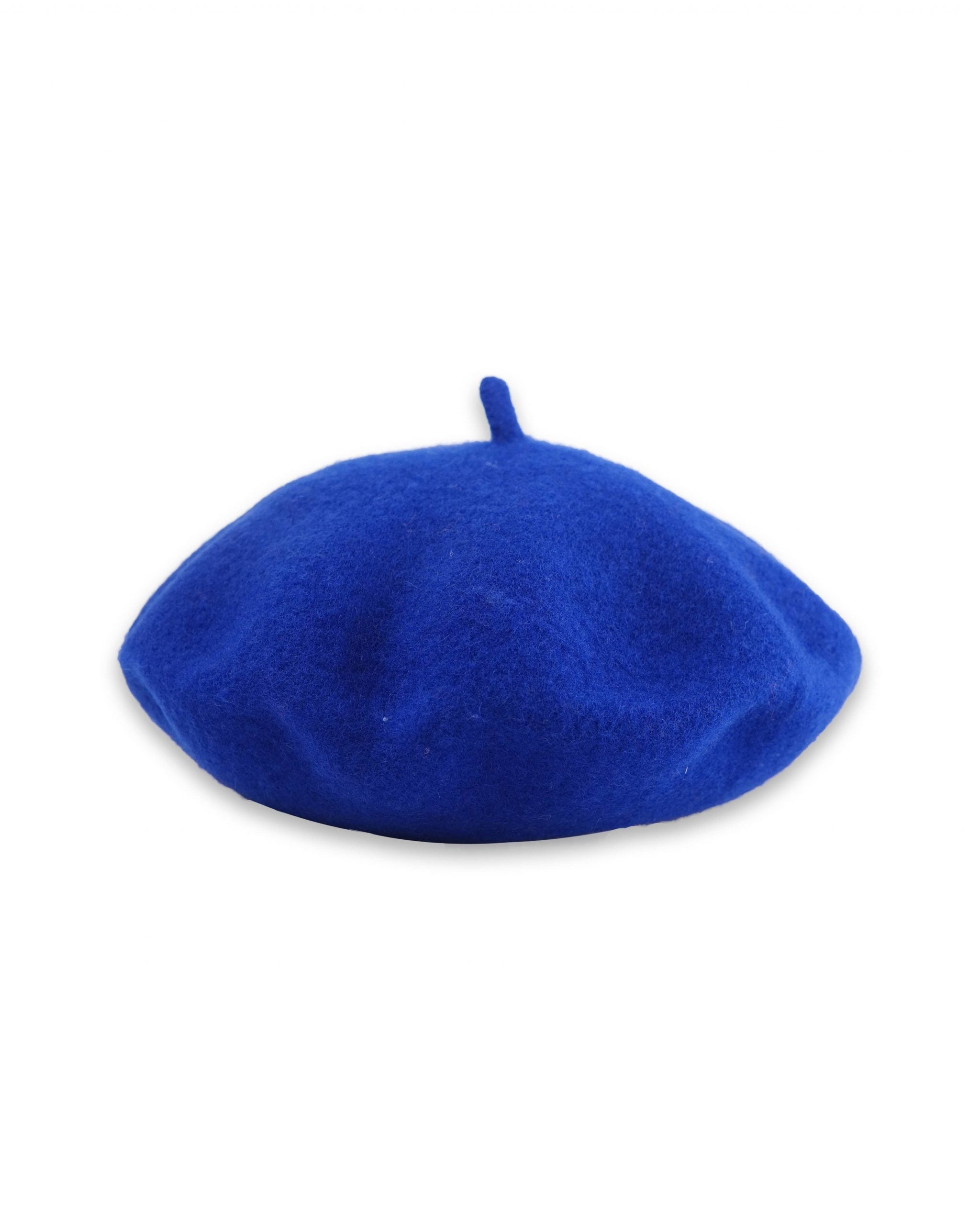 DARK BLUE BERET CAP - KIDS