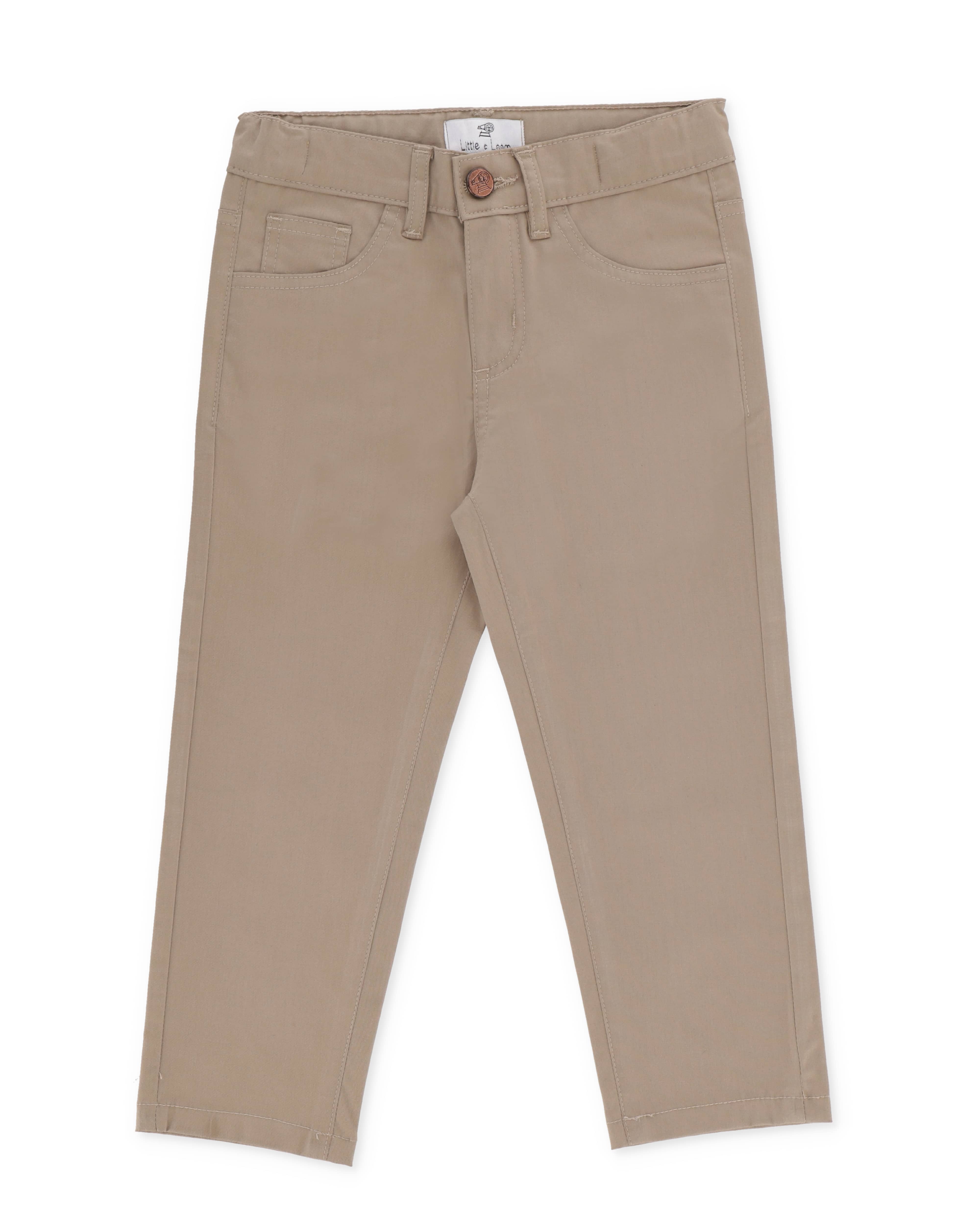 SO SUAVE FORMAL KIDS BROWN PANT