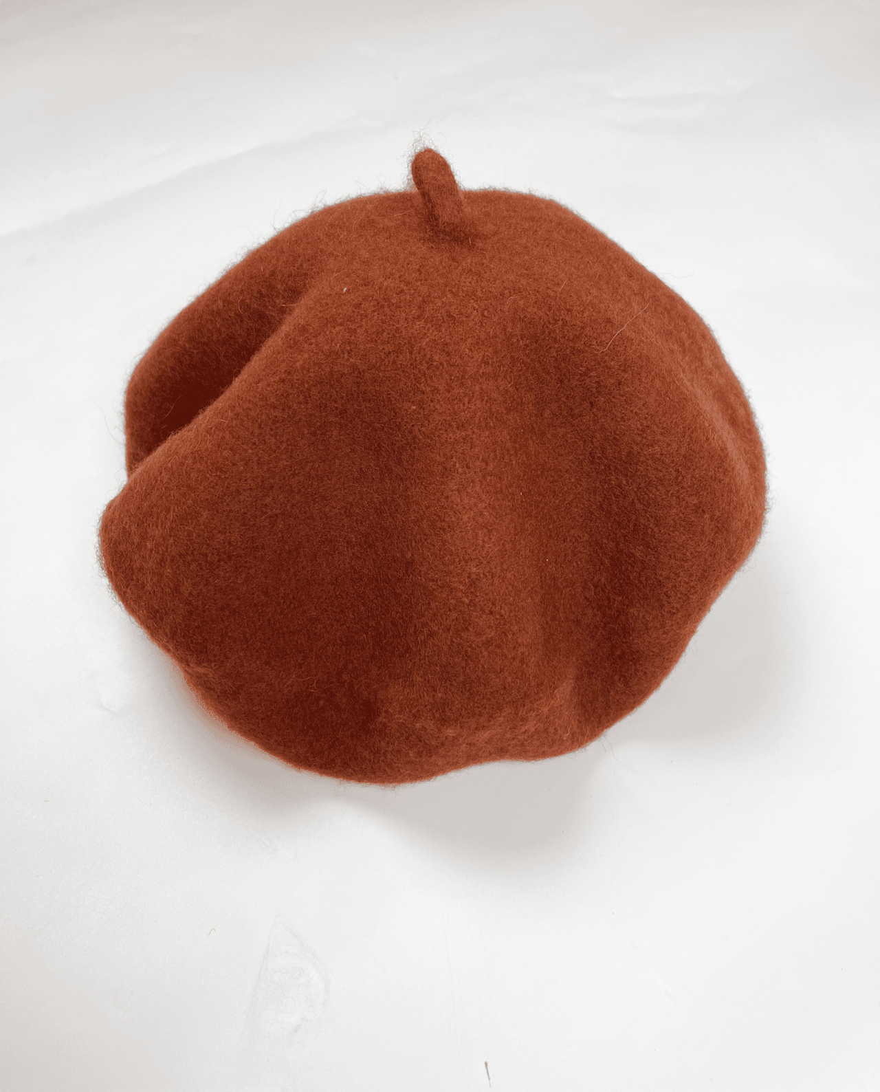 RUSTIC BROWN BERET CAP