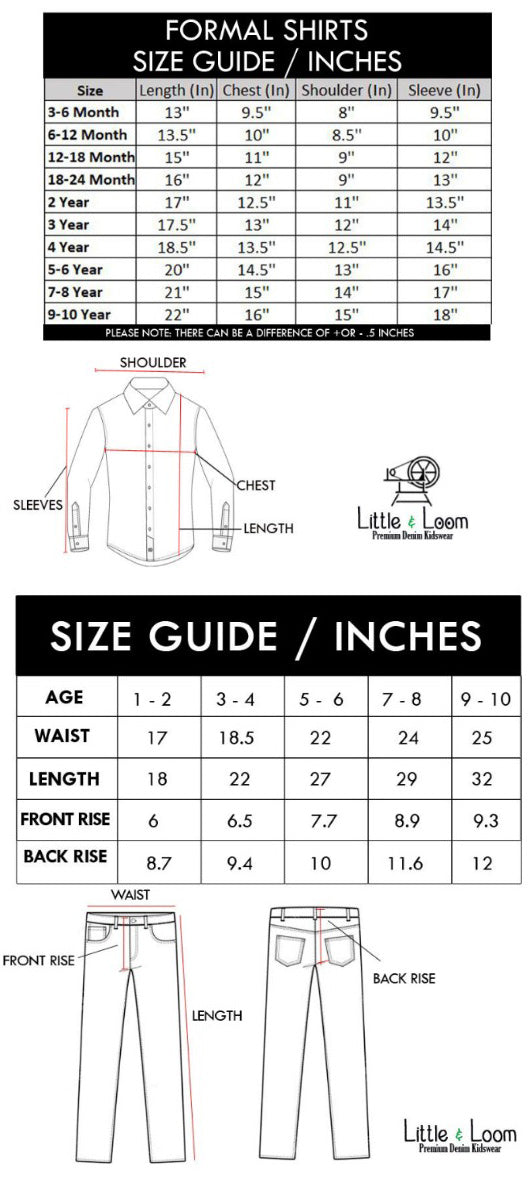 Size Guide Shirt-Jeans Shop The Look 2022