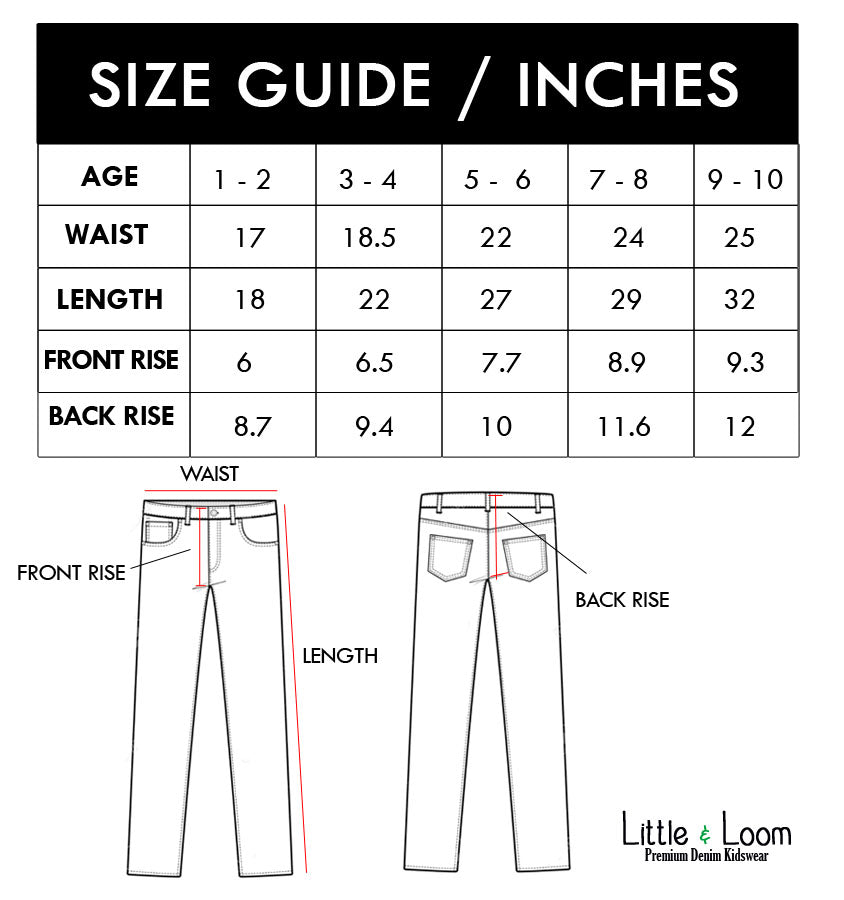 LinkoTex Jeans Size Guide